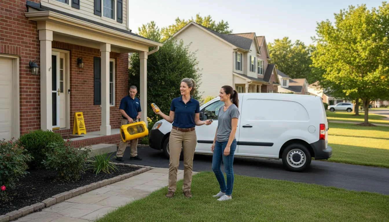 Water restoration image for Fire And Smoke Damage Restoration in Guys, TN